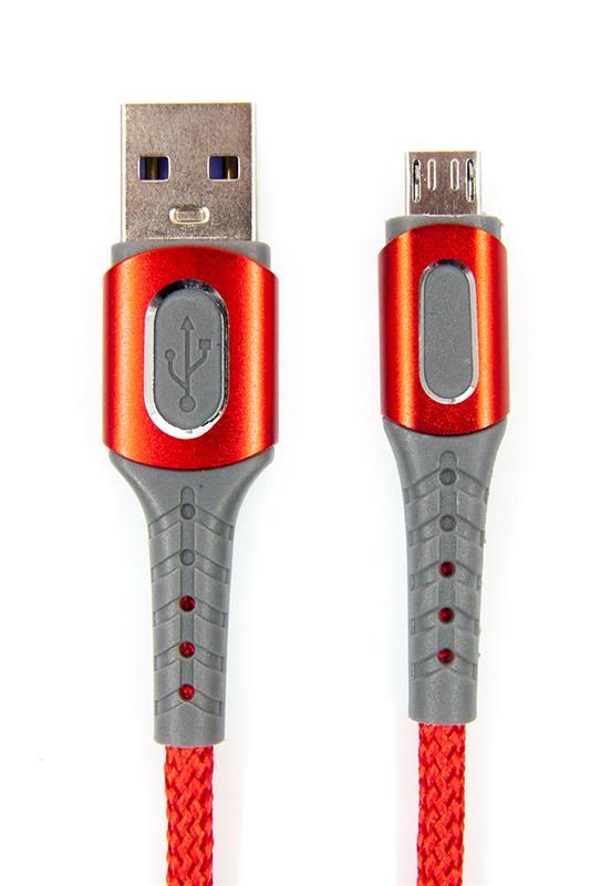 Кабель Dengos USB-microUSB 1м Red (NTK-M-LP-RED)
