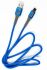Кабель Dengos USB-USB Type-C 1м Blue (NTK-TC-LP-BLUE)