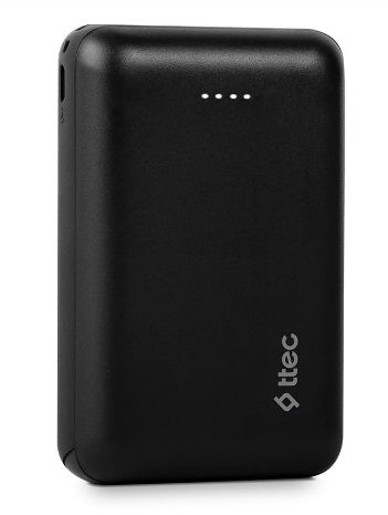 Універсальна мобільна батарея Ttec 10000mAh ReCharger Duo Black (2BB187S)