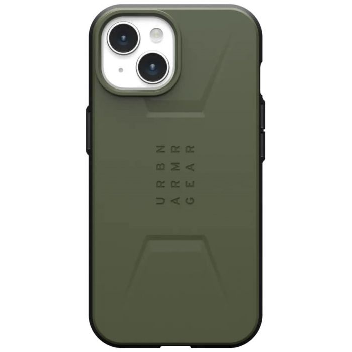Чохол-накладка Urban Armor Gear Civilian Magsafe для Apple iPhone 15 Olive (114287117272)
