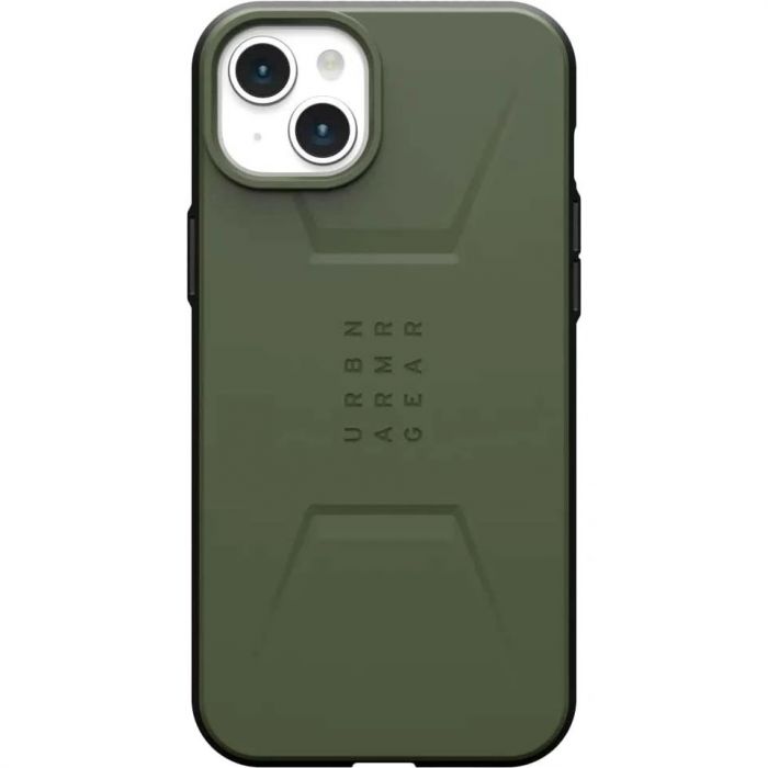 Чохол-накладка Urban Armor Gear Civilian Magsafe для Apple iPhone 15 Plus Olive Drab (114306117272)
