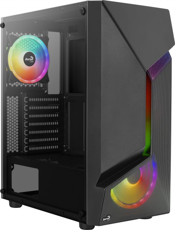 Корпус AeroCool Scape (Scape-G-BK-v2) Black без БЖ