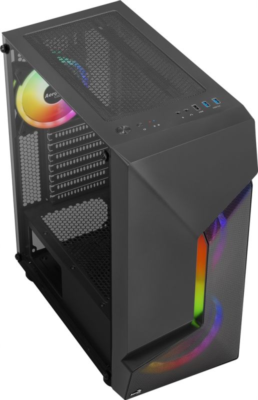 Корпус AeroCool Scape (Scape-G-BK-v2) Black без БЖ