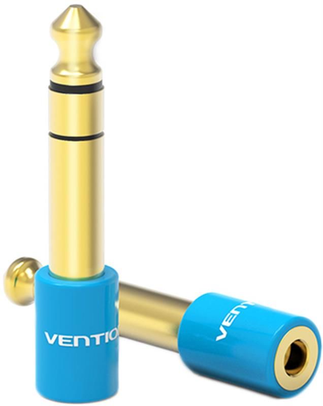 Адаптер Vention Audio 3.5 mm AF - 6.5 mm AM (VAB-S01-L)
