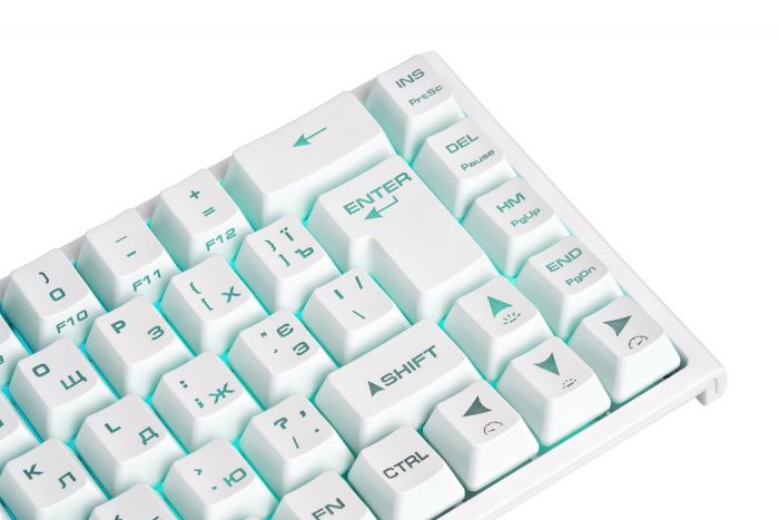 Клавіатура 2E Gaming KG350UWT RGB White (2E-KG350UWT)