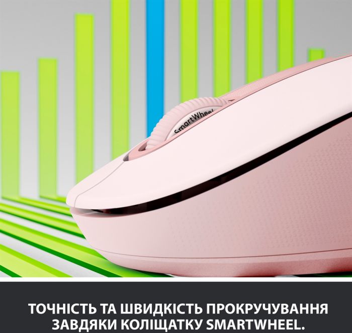 Мишка бездротова Logitech Signature M650 (910-006254) Rose USB