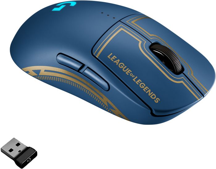 Мишка бездротова Logitech G PRO Wireless Gaming Mouse League of Legends Edition (910-006451) Blue USB