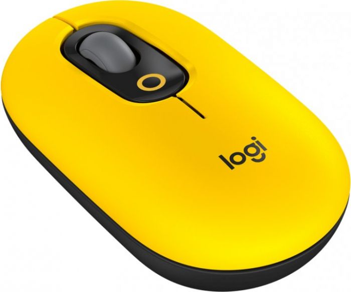 Мишка бездротова Logitech POP Mouse Bluetooth Blast Yellow (910-006546)