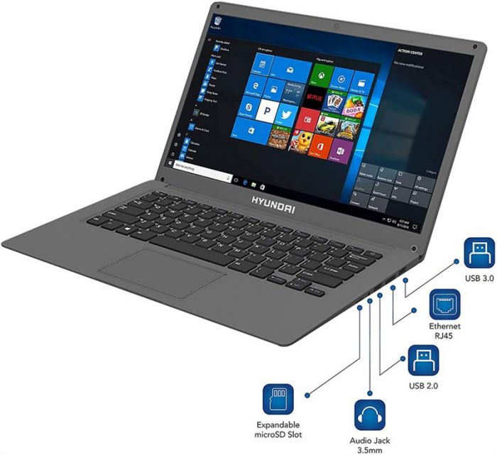 Ноутбук Hyundai HyBook (HTLB14INC4Z1ESG) Win10