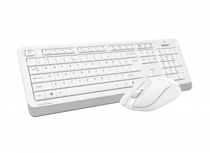 Комплект (клавіатура, мишка) бездротовий A4Tech FG1012 White USB