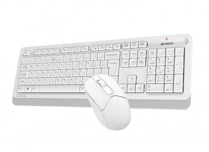 Комплект (клавіатура, миша) бездротовий A4Tech FG1012 White USB