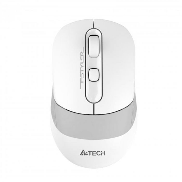 Миша бездротова A4Tech FB10C Grayish White USB