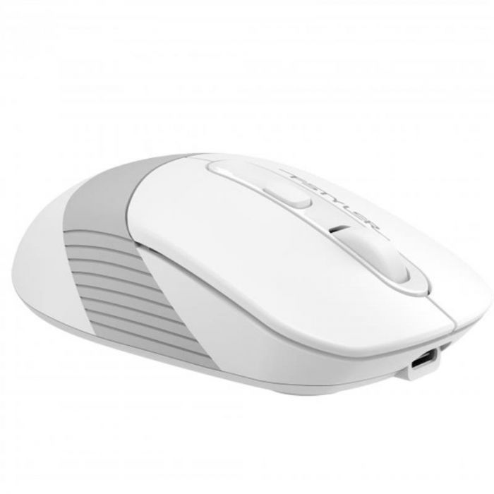 Мишка бездротова A4Tech FB10C Grayish White USB