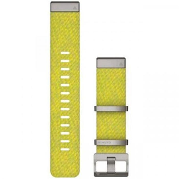 Ремінець Garmin QuickFit 22mm для Garmin Marq Jacquard Weave Nylon Yellow/Green (010-12738-23)
