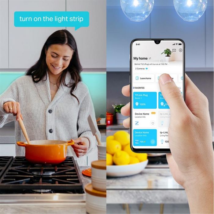 Розумна світлодіодна стрічка TP-Link Wi-Fi, 5м (Tapo-L900-5)