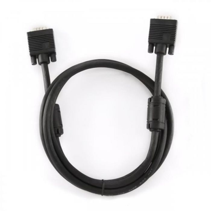 Кабель Cablexpert (CCB-PPVGA-1.5M) VGA-VGA, M/M, подвійне екран., с 2-ма ферит, 1.5м, черный