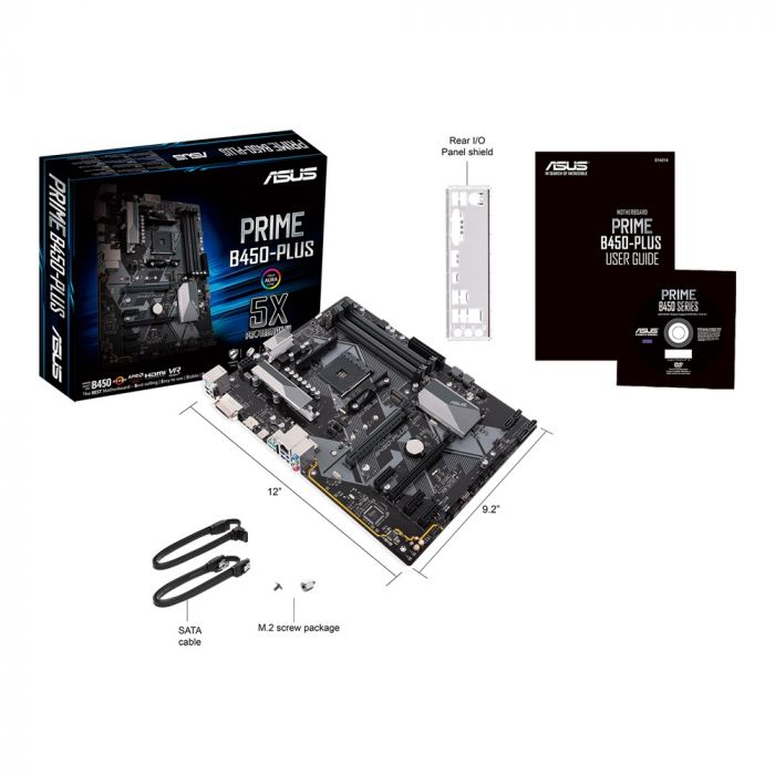 Материнська плата Asus Prime B450-Plus Socket AM4