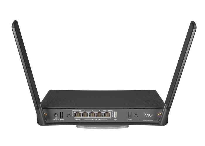 Бездротовий маршрутизатор Mikrotik hAP AC3 RBD53iG-5HacD2HnD (AC1200, 5xGE, 1xUSB, 5,5dBi)