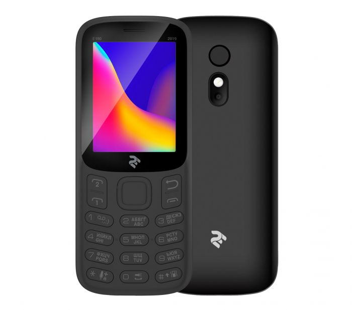 Мобiльний телефон 2E E180 2019 Dual Sim Black (680576170033)