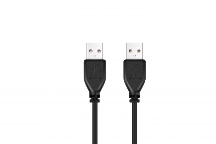 Кабель ProLogix (PR-USB-P-07-20-18m) USB 2.0 AM/AM, чорний, 1.8 м