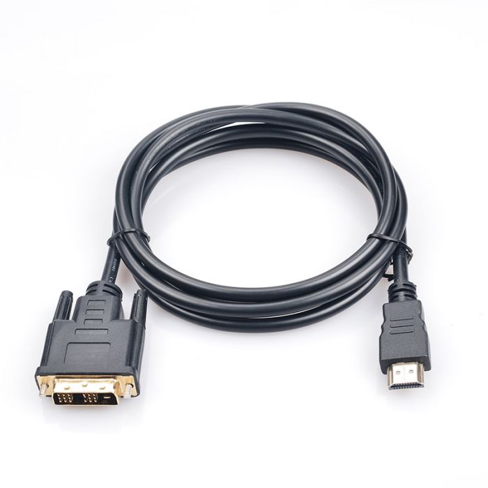 Кабель ProLogix (PR-HDMI-DVI-P-01-30-18m) Premium HDMI-DVI M/M Single Link, 18+1, V1.3, 1,8м