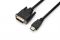 Кабель Prologix Premium HDMI - DVI V 1.3 (M/M), Single Link, 18+1, 0.5 м, Black (PR-HDMI-DVI-P-01-30-05m)