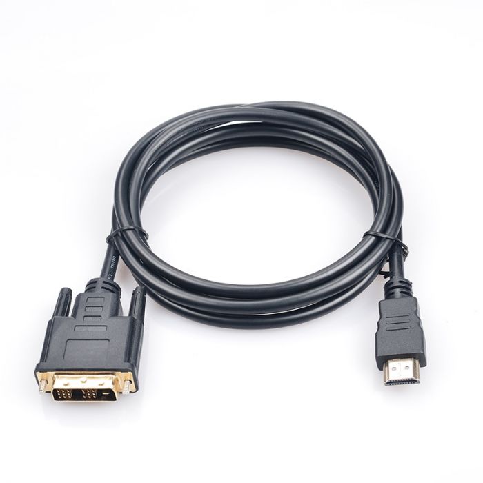 Кабель ProLogix (PR-HDMI-DVI-P-01-30-05m) Premium HDMI-DVI M/M Single Link, 18+1, V1.3, 0,5м