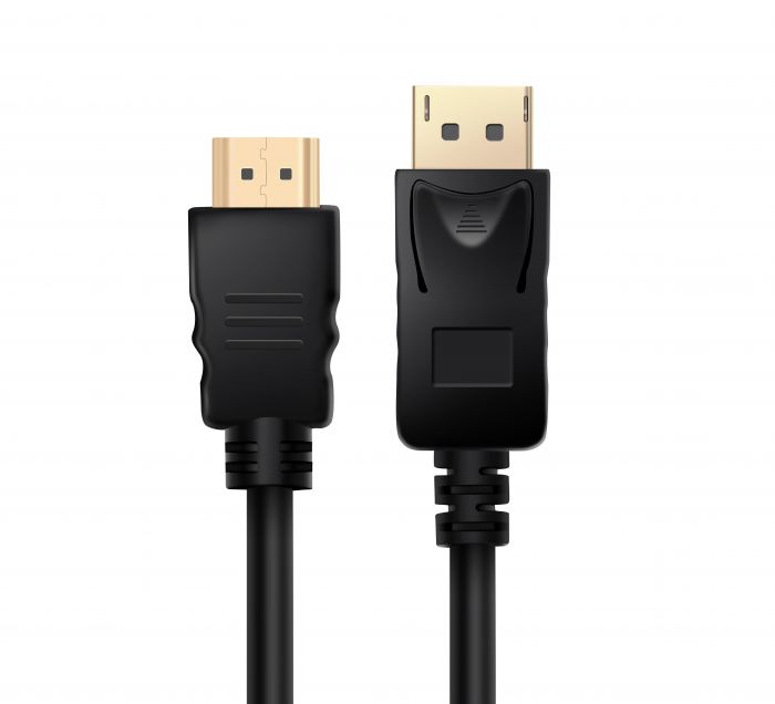 Кабель ProLogix (PR-DP-HDMI-P-02-30-18m) DisplayPort-HDMI  V1.2, 1,8м