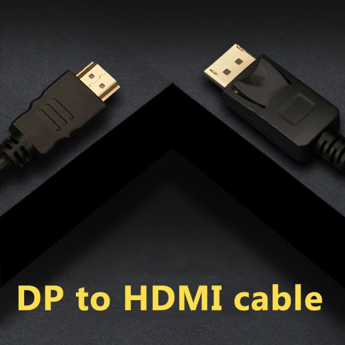 Кабель ProLogix DisplayPort - HDMI (M/M), 1.8 м, Black (PR-DP-HDMI-P-02-30-18m)