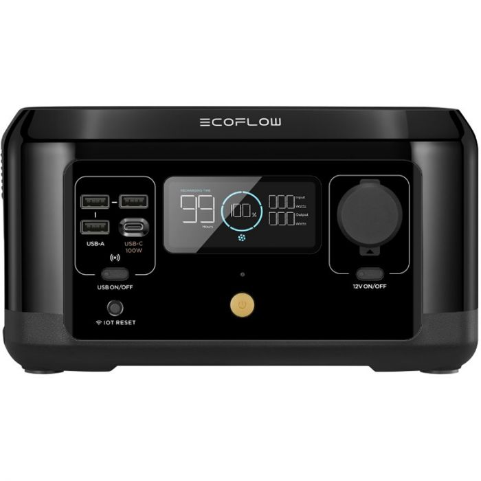 Зарядна станція EcoFlow River mini 210Wh/58333mAh/300W Black (RIVERMINI)