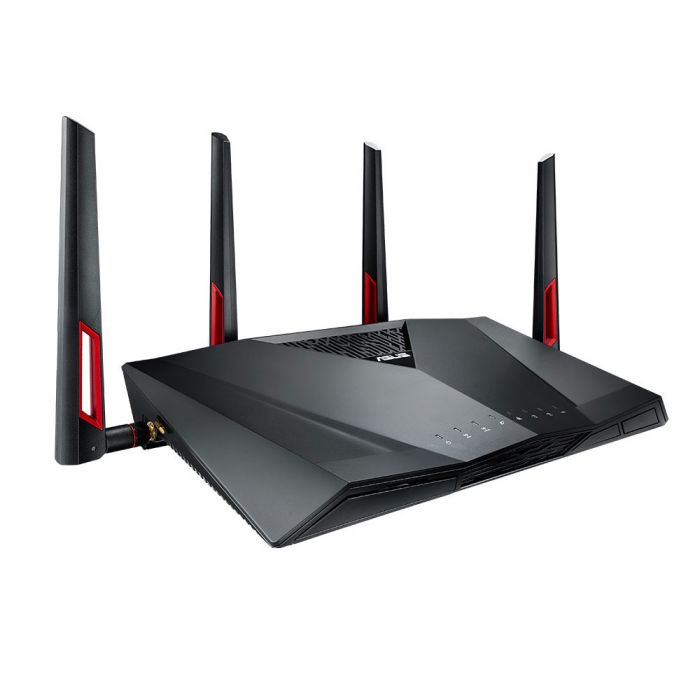 Бездротовий маршрутизатор Asus RT-AC88U (AC3100 8x1G LAN, 1x1G WAN, 1xUSB 2.0, 1xUSB 3.0 , 2 зовнішні  антени)