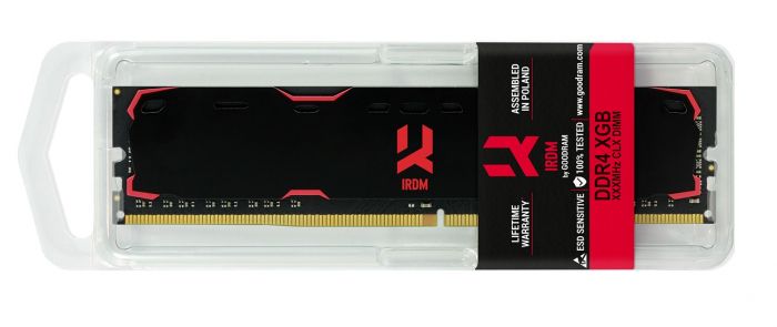 Модуль пам`ятi DDR4 8GB/2400 GOODRAM Iridium Black (IR-2400D464L15S/8G)