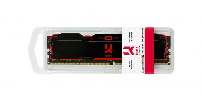 Модуль пам`ятi DDR4 8GB/3200 GOODRAM Iridium X Black (IR-X3200D464L16SA/8G)