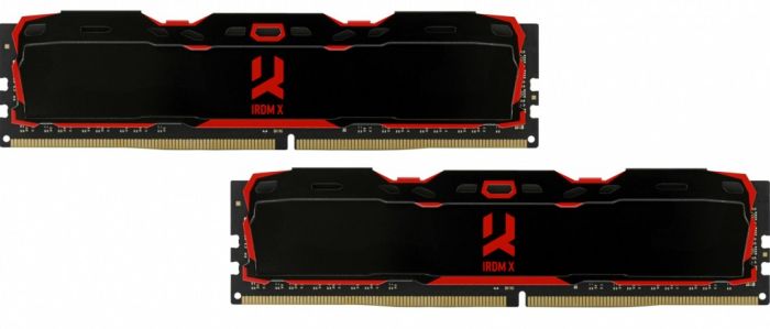 Модуль пам`яті DDR4 2x8GB/3200 GOODRAM Iridium X Black (IR-X3200D464L16SA/16GDC)