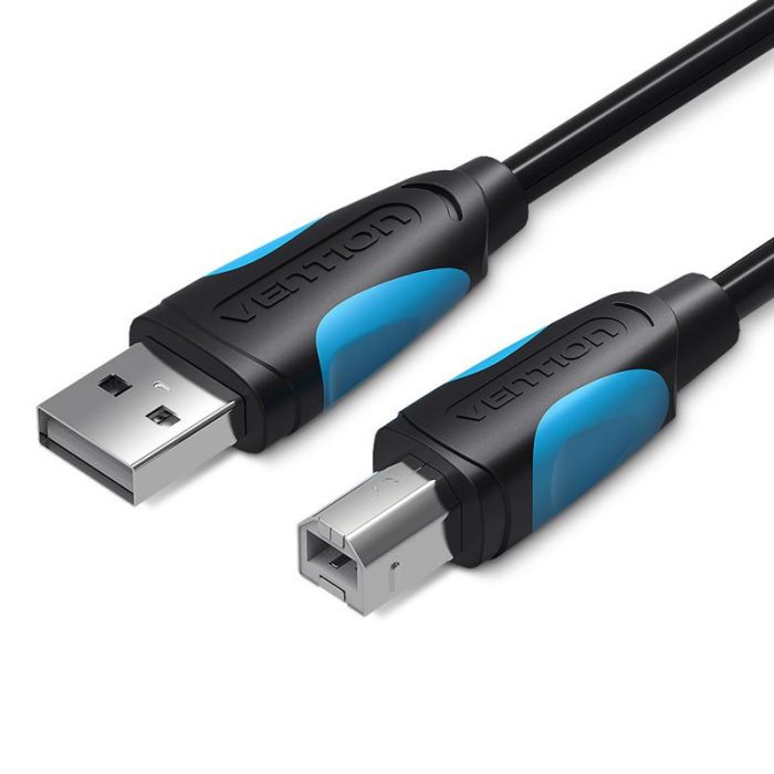 Кабель для принтера Vention USB - USB Type-B (M/M), 5 м, Black (VAS-A16-B500)