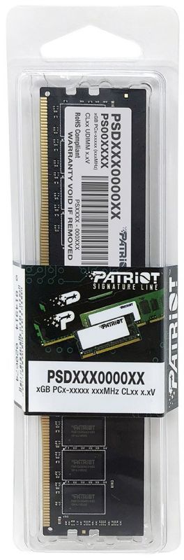 Модуль пам`яті DDR4 8GB/3200 Patriot Signature Line (PSD48G320081)