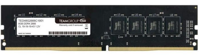 Модуль пам`яті DDR4 8GB/2666 Team Elite (TED48G2666C1901)