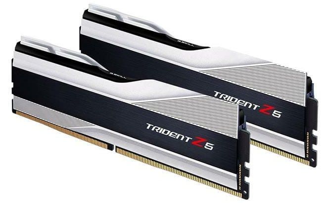 Модуль пам`ятi DDR5 2x16GB/6000 G.Skill Trident Z5 Silver (F5-6000J3636F16GX2-TZ5S)