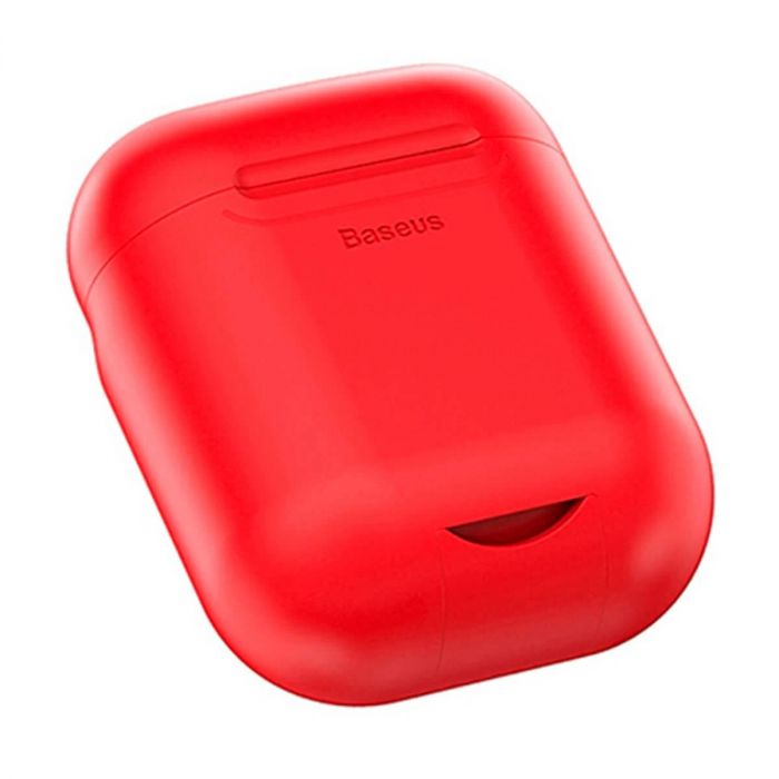 Чохол Baseus для Apple AirPods Red (WIAPPOD-09)