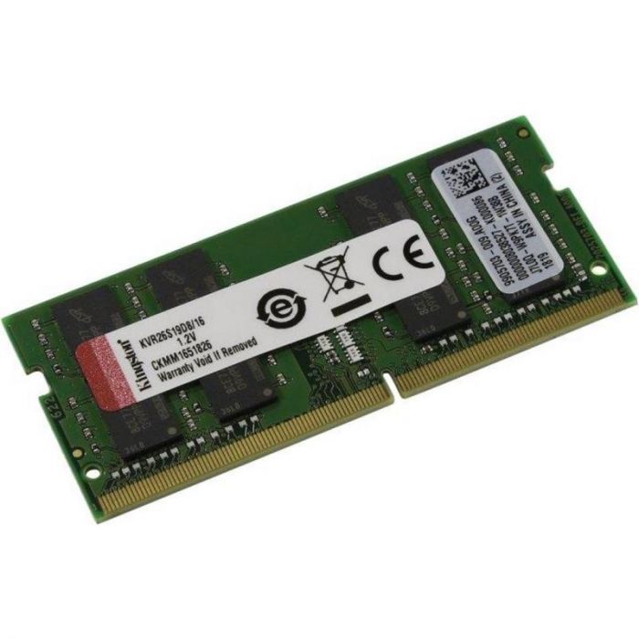 Модуль пам`яті SO-DIMM 16GB/2666 DDR4 Kingston (KVR26S19D8/16)