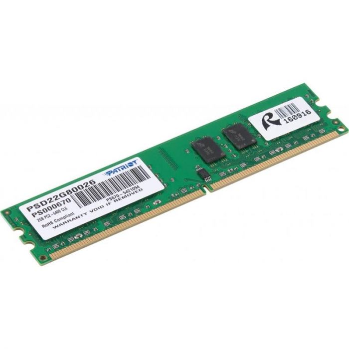 Модуль пам`яті DDR2 2GB/800 Patriot Signature Line (PSD22G80026)