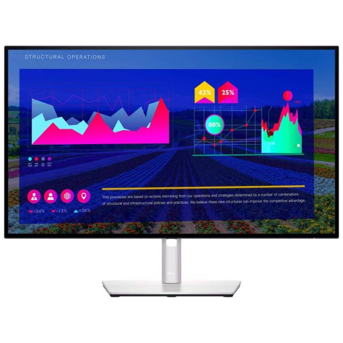 Монiтор DELL 27" U2722D (210-AYUK) IPS Silver