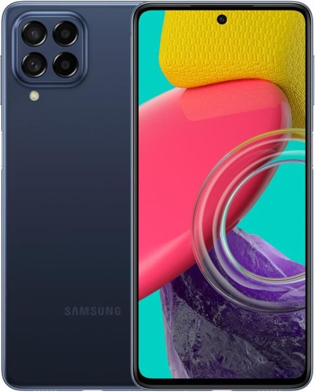 Смартфон Samsung Galaxy M53 5G SM-M536 6/128GB Dual Sim Blue (SM-M536BZBDSEK)_UA_