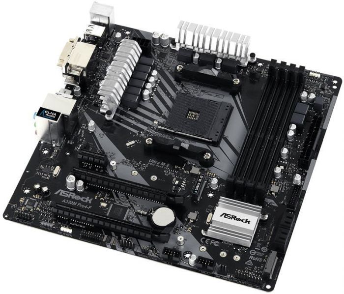 Материнська плата ASRock A320M Pro4-F Socket AM4