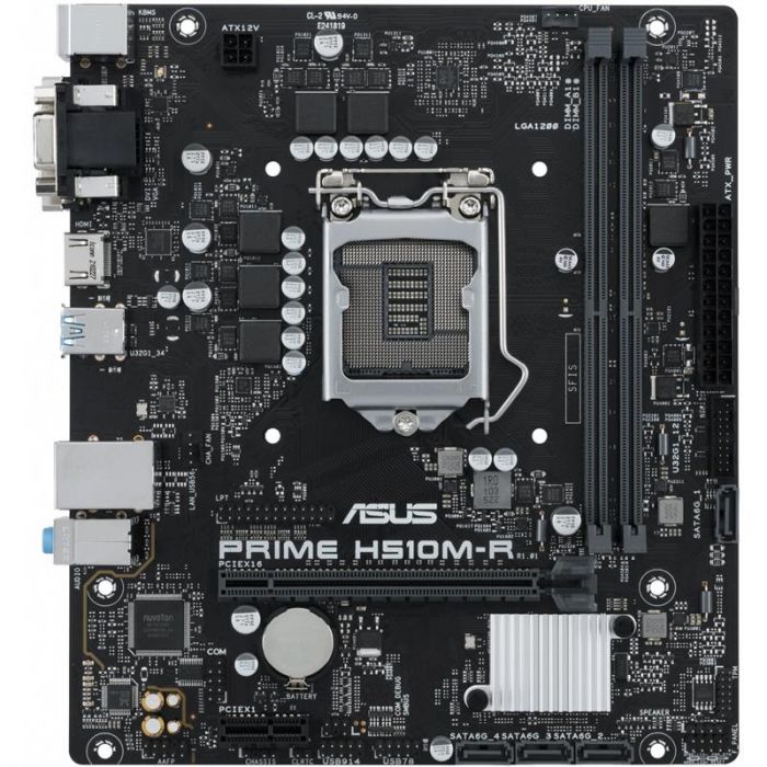 Материнська плата Asus Prime H510M-R-SI Socket 1200