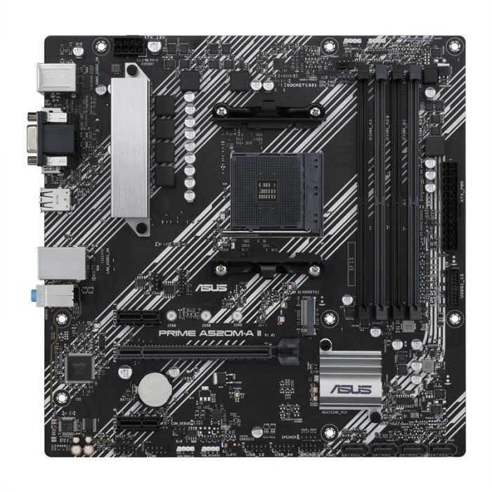 Материнська плата Asus Prime A520M-A II Socket AM4