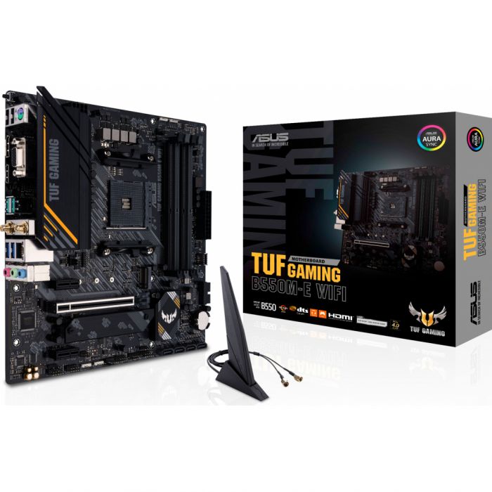 Материнська плата Asus TUF Gaming B550M-E WiFi Socket AM4