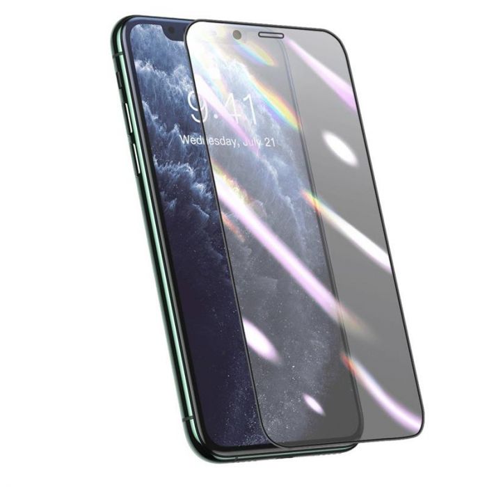 Захисна плівка Baseus для Apple iPhone 11 Pro Max/XS Max Full Cover Black, 0.25мм (SGAPIPH65S-HA01)