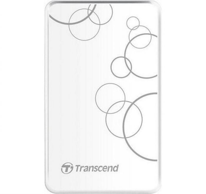 Зовнішній жорсткий диск 2.5" USB 1.0TB Transcend StoreJet (TS1TSJ25A3W)