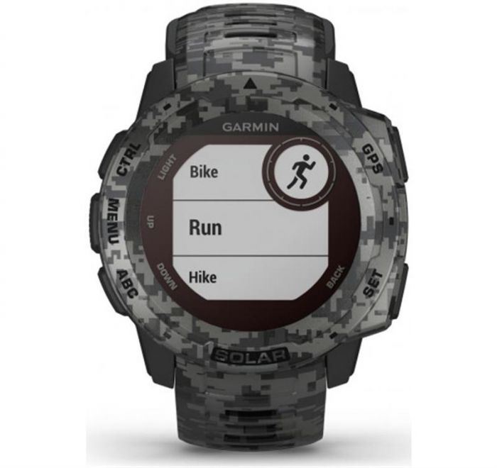 Смарт-годинник Garmin Instinct Solar Graphite Camo (010-02293-15)